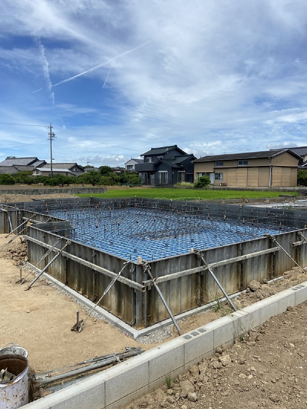 基礎配筋工事