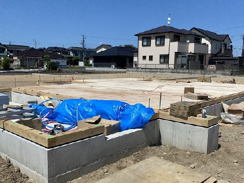土台伏せ
