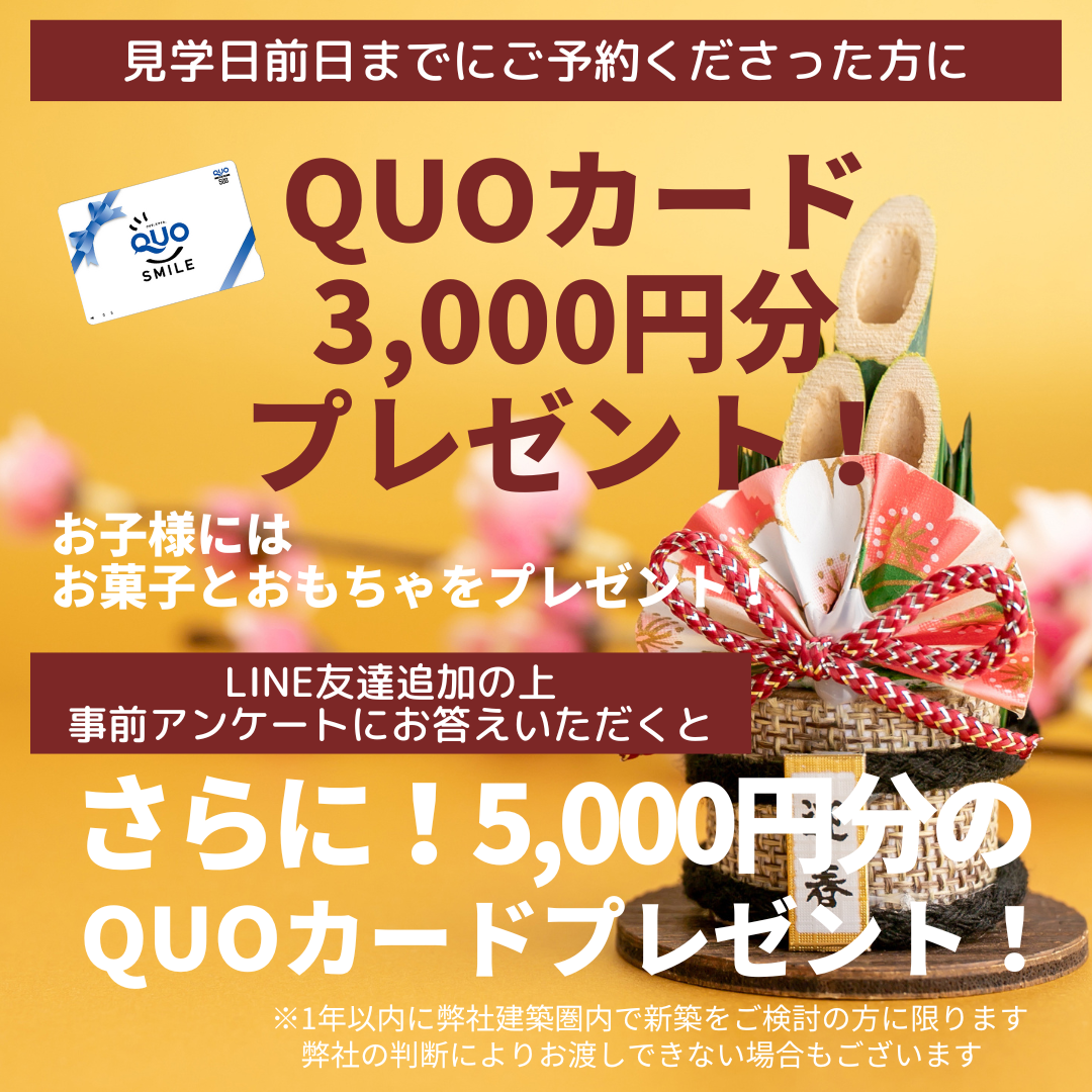 QUOカードプレゼント