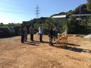 地鎮祭の様子