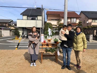 地鎮祭集合写真