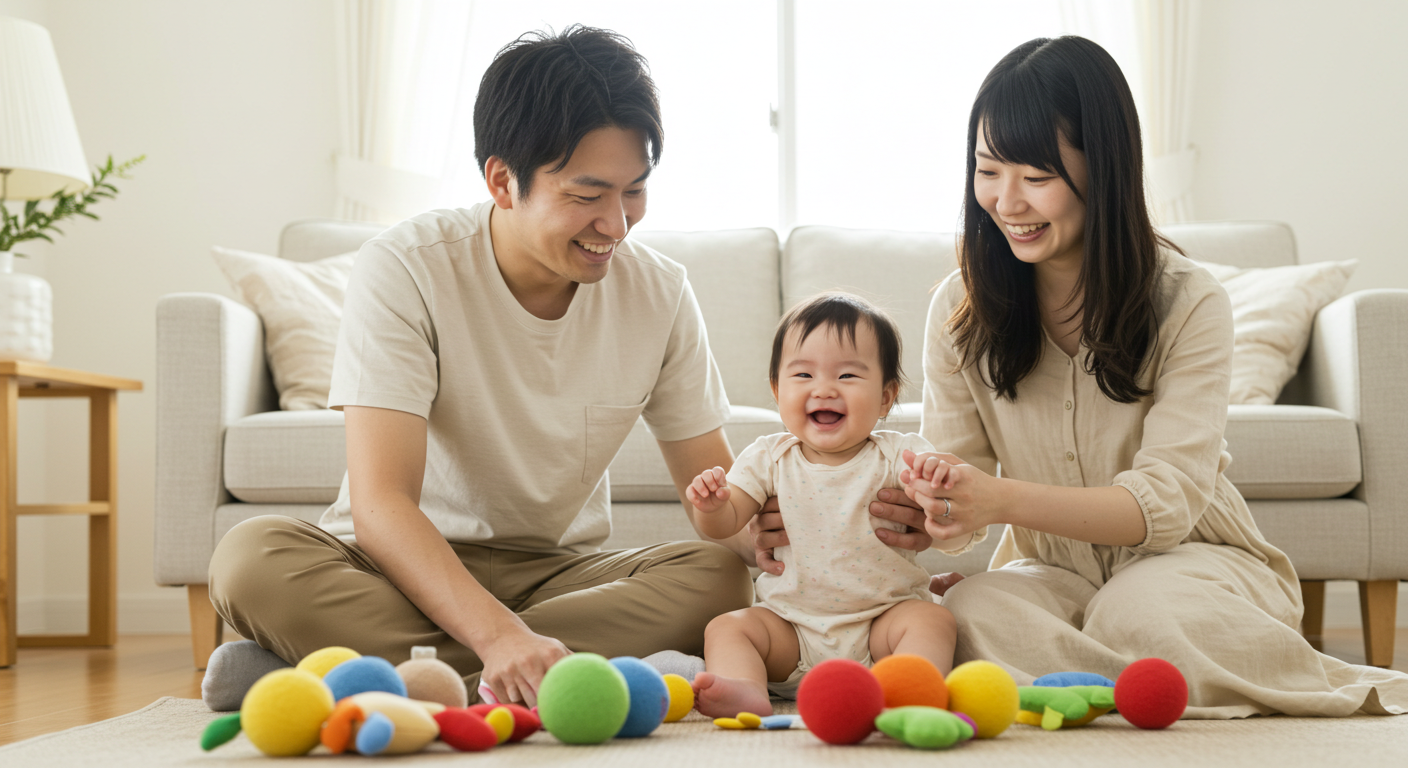 赤ちゃんと暮らすモデルハウス