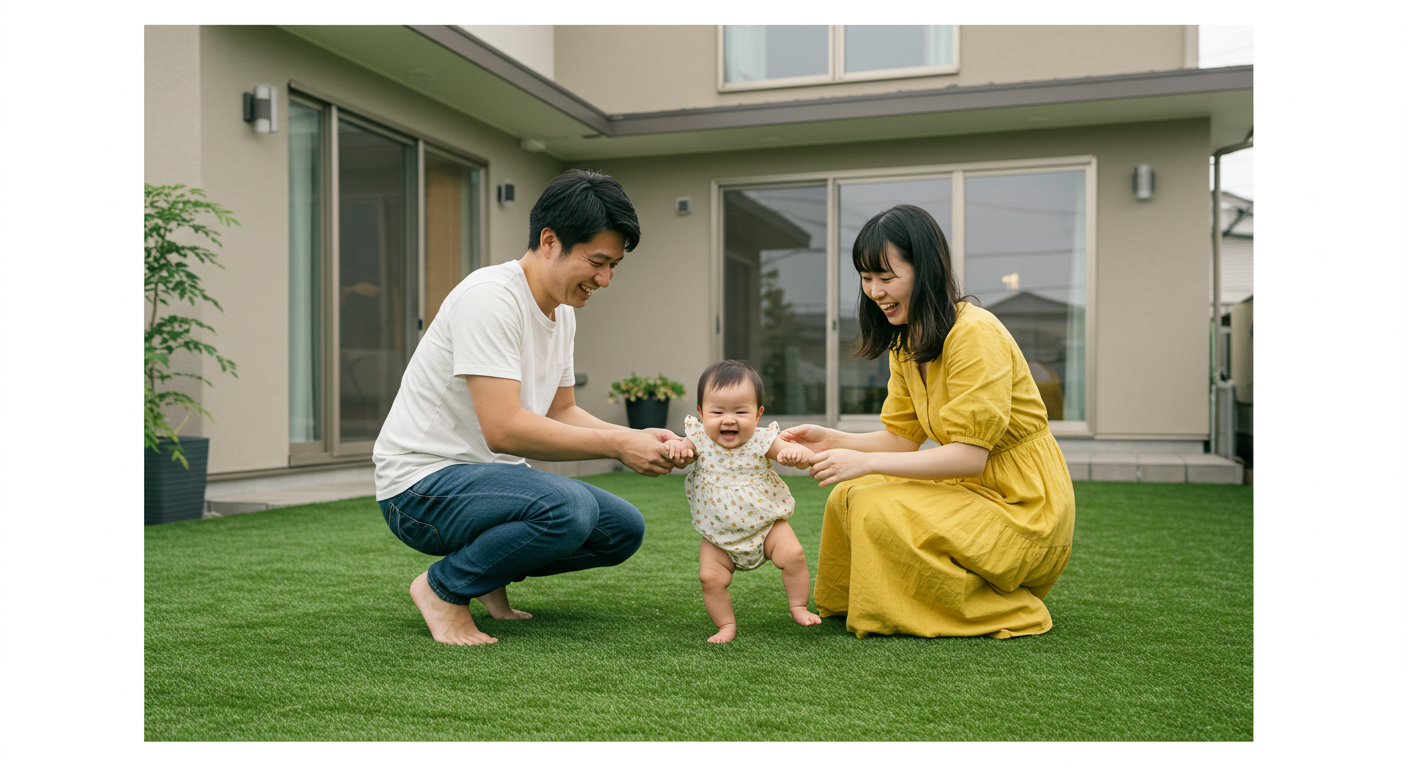 赤ちゃんと暮らすモデルハウス